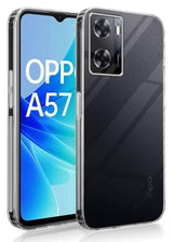 Oppo A57 2022 Back Cover (Transparent)