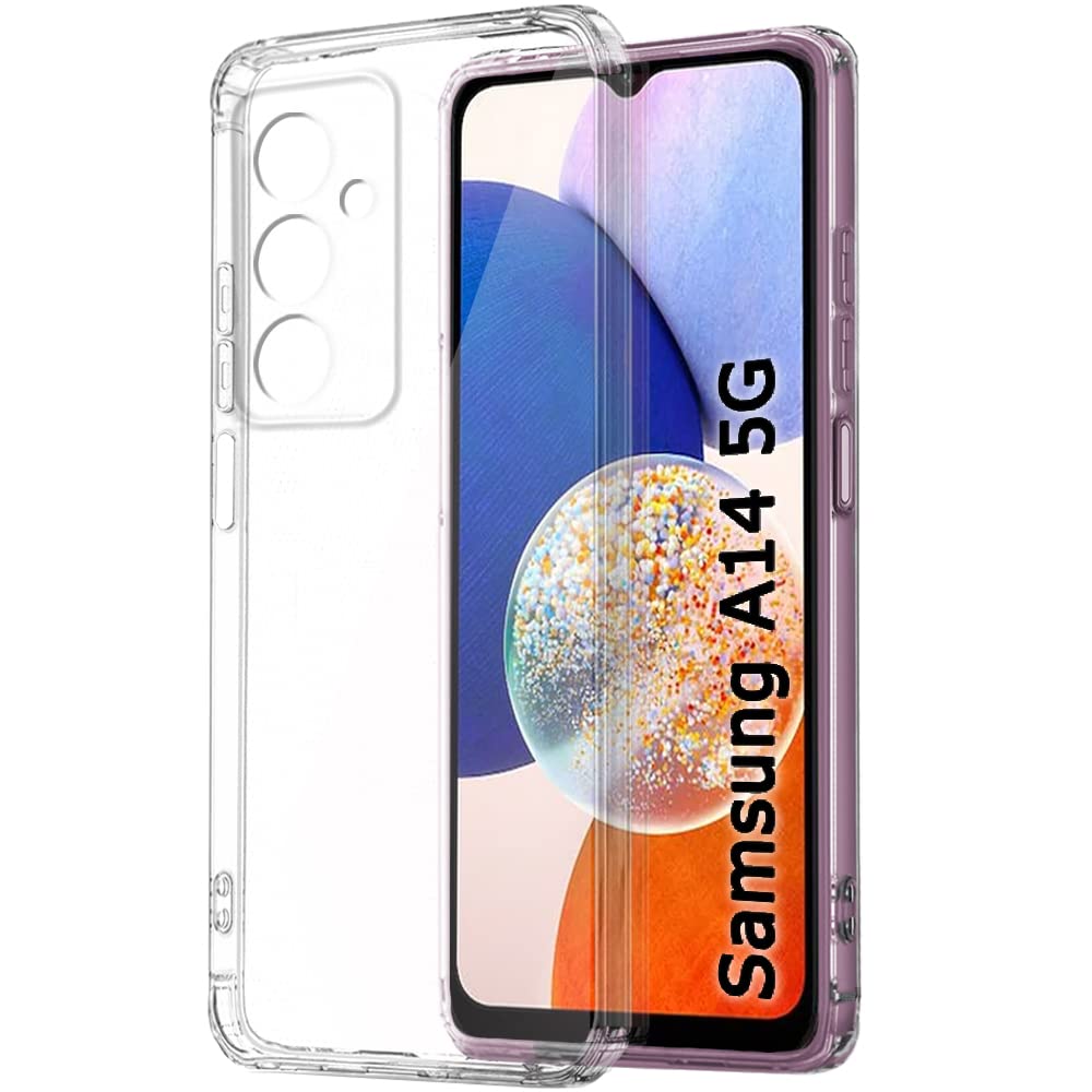 Samsung A14 Back Cover (Transparent)
