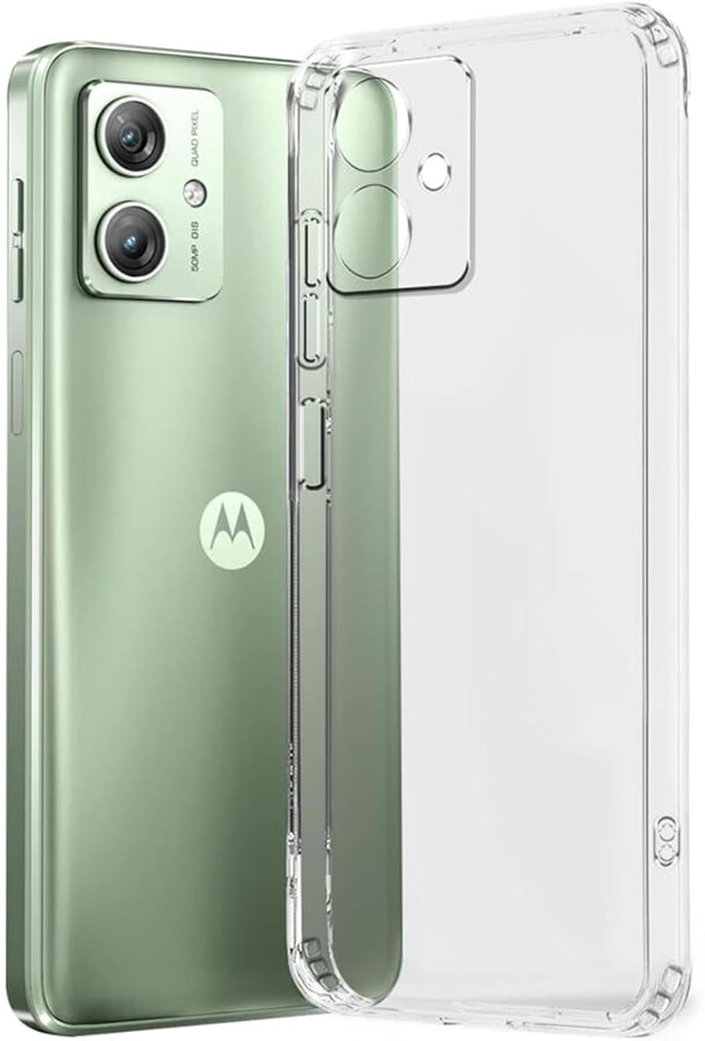 Motorola G64 5G Back Cover (Transparent)