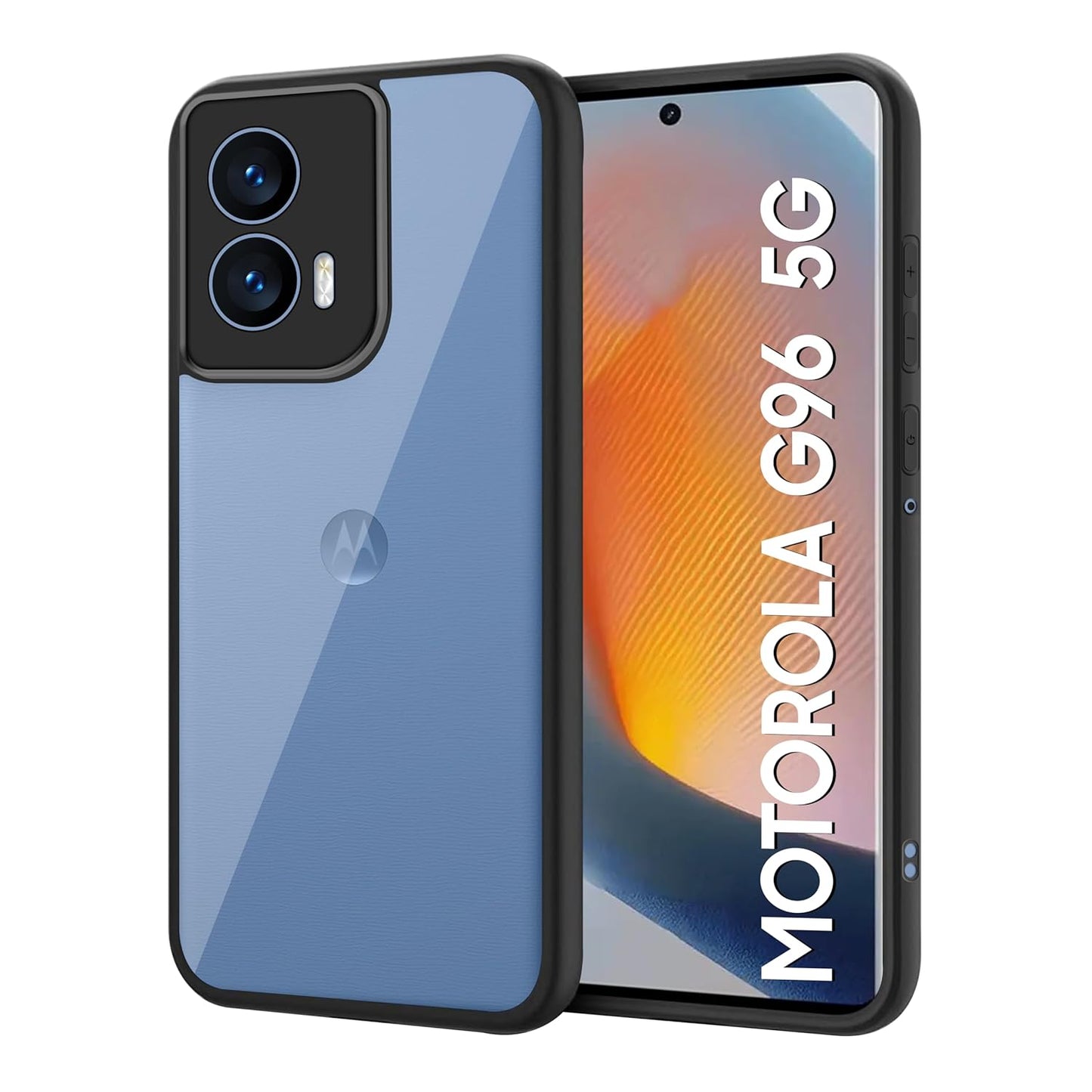 Motorola G96 5G Back Cover (Silicone Border)