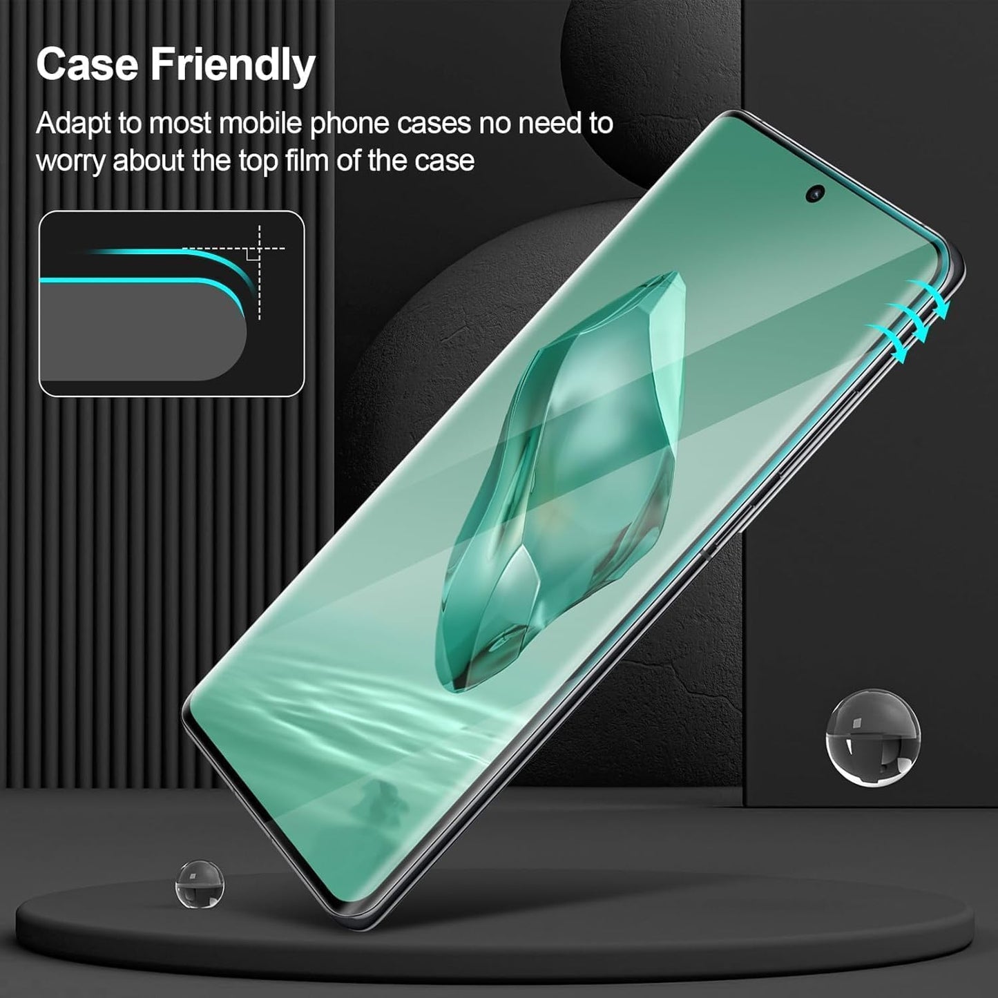 HD+ UV Tempered Glass Screen Protector Guard for Moto Edge 60 Pro
