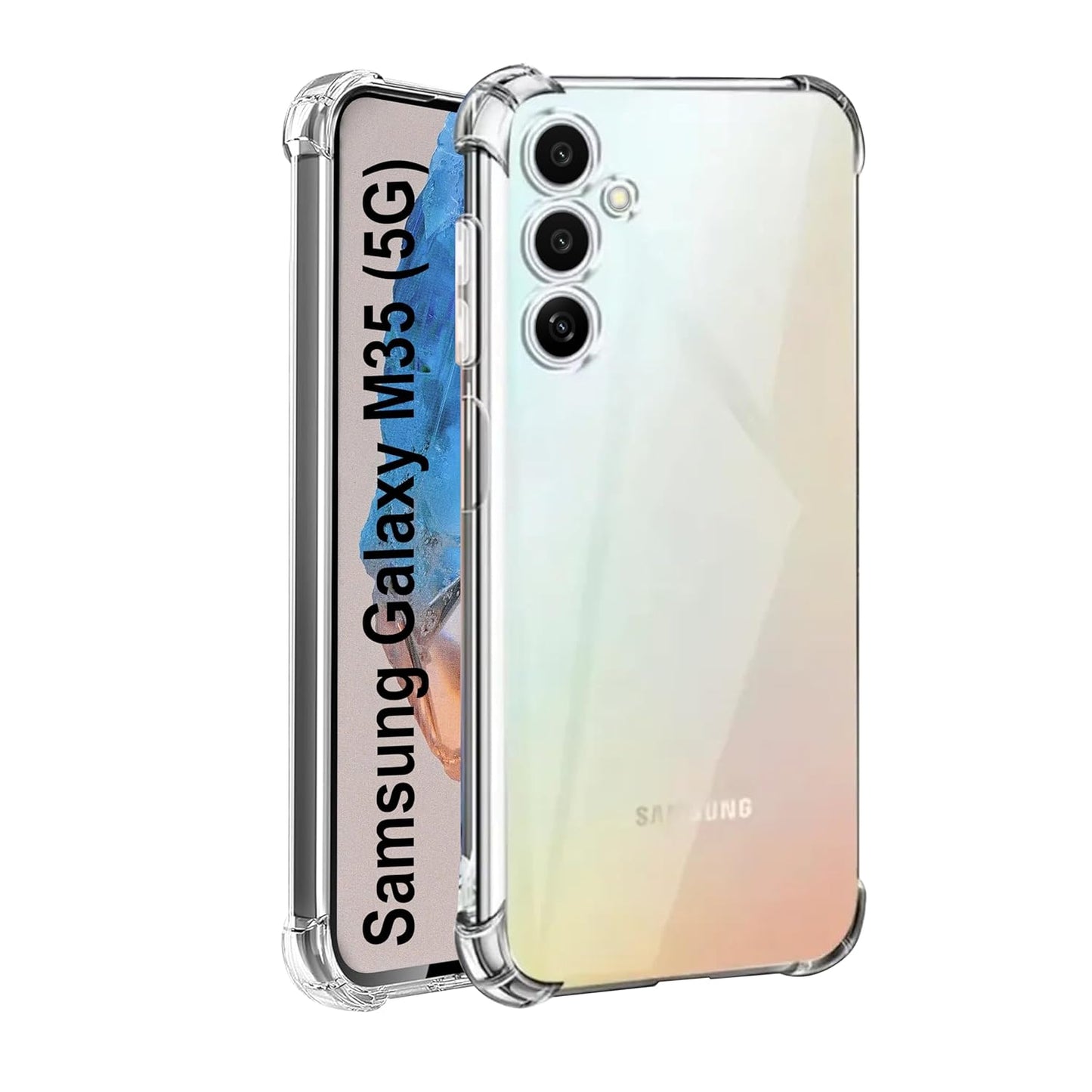 Samsung M35 5G Back Cover (Transparent)