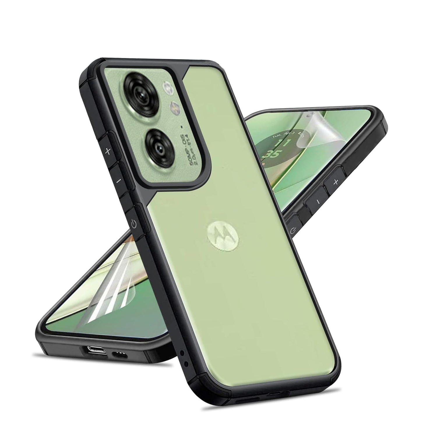 Motorola Edge 40 5G Back Cover (Silicone Border)