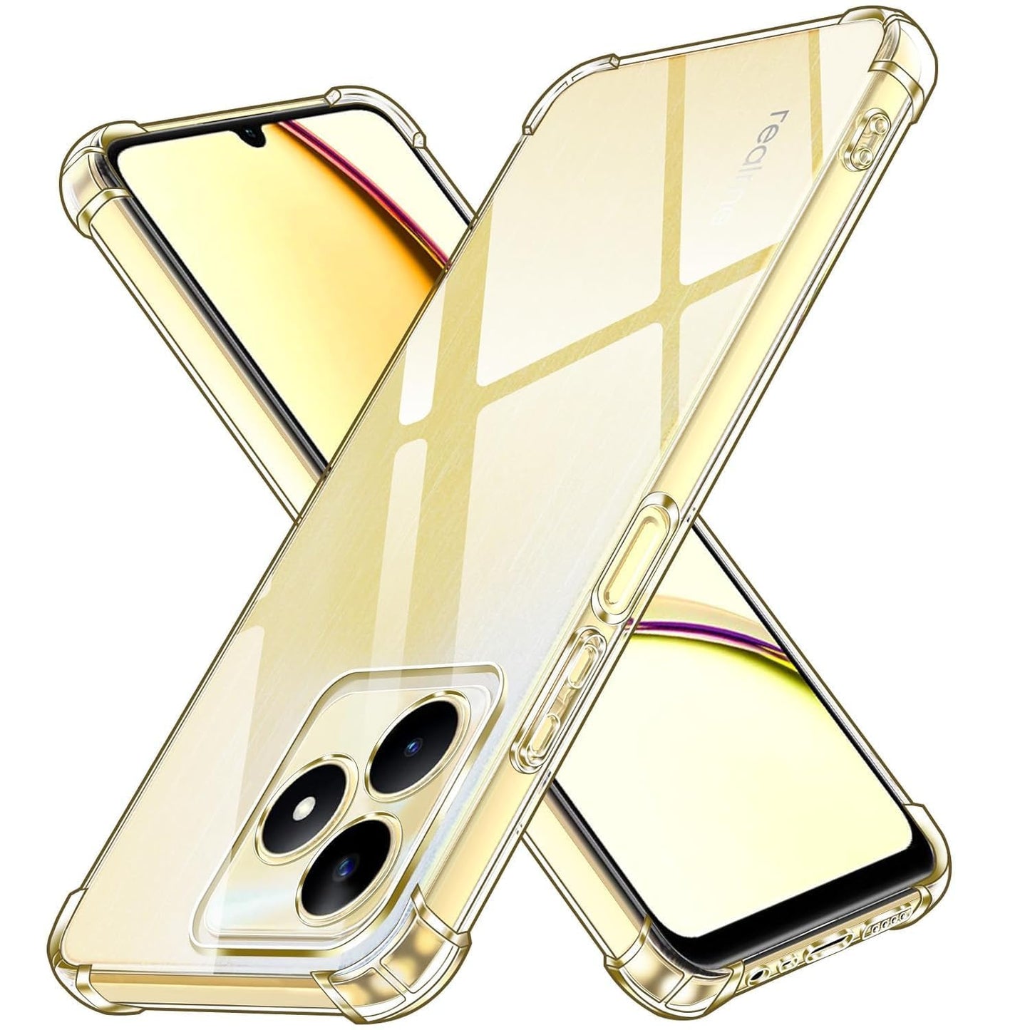 Realme Narzo N63 Back Cover (Transparent)