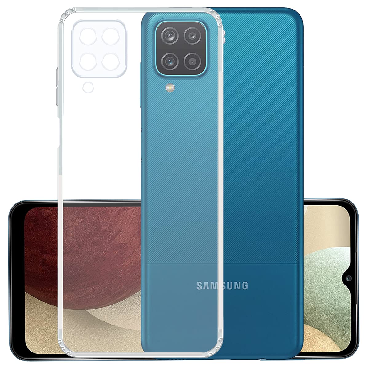 Samsung M62 Back Cover (Transparent)