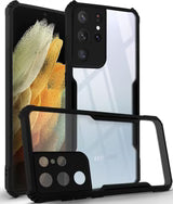 Samsung S21 Ultra Back Cover (Silicone Border)