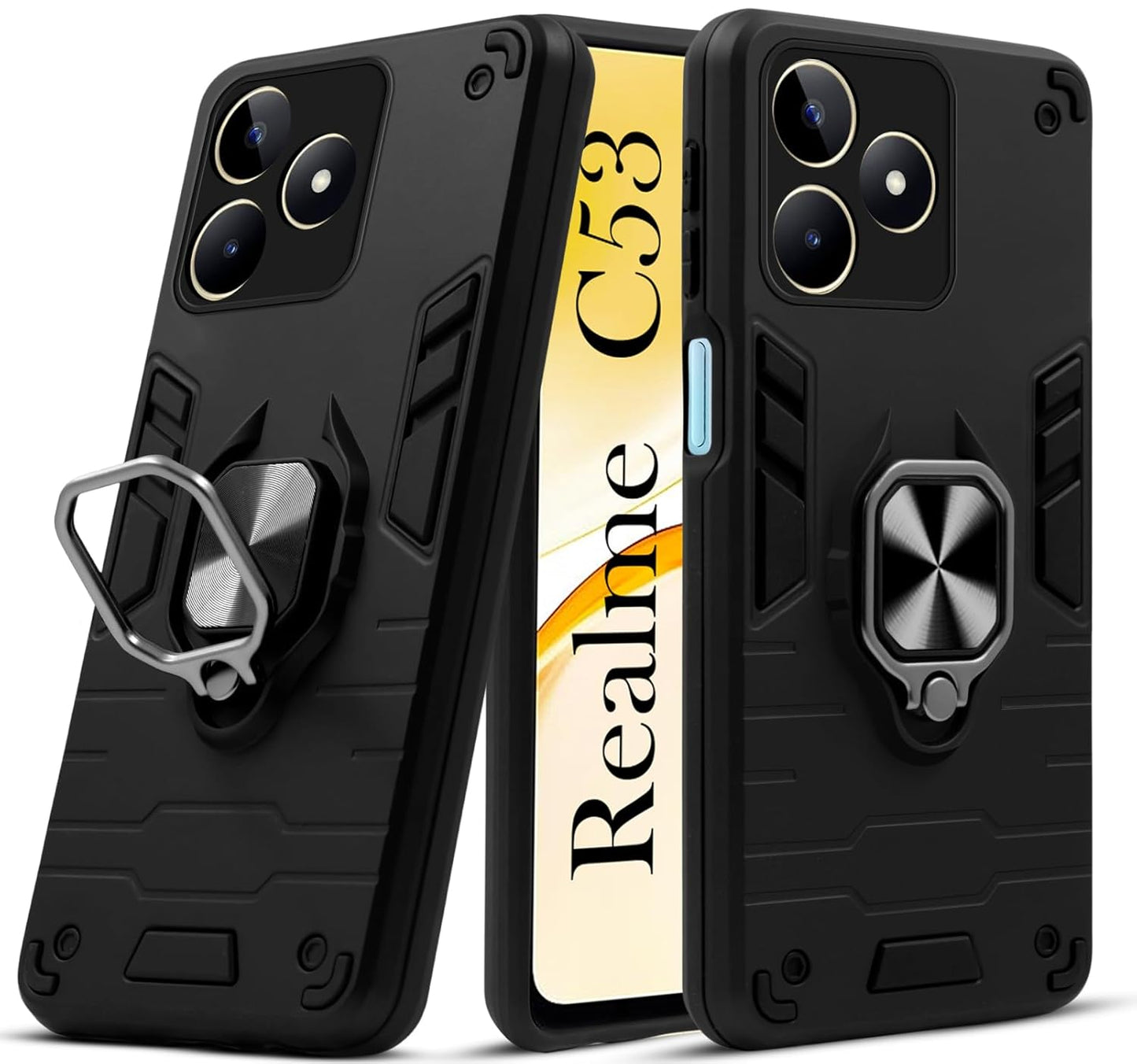 Realme C53 Back Cover (Hybrid Armor)