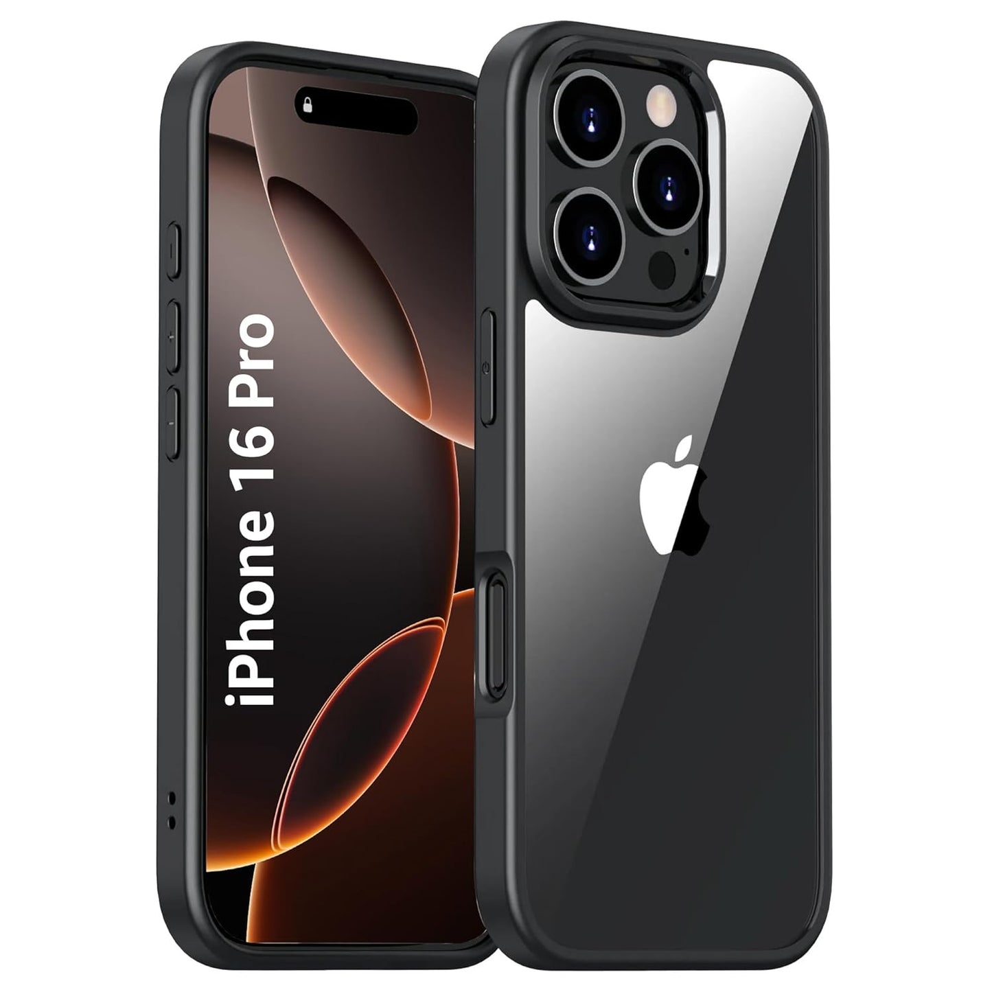 Apple iphone 16 Pro Back Cover (Silicone Border)