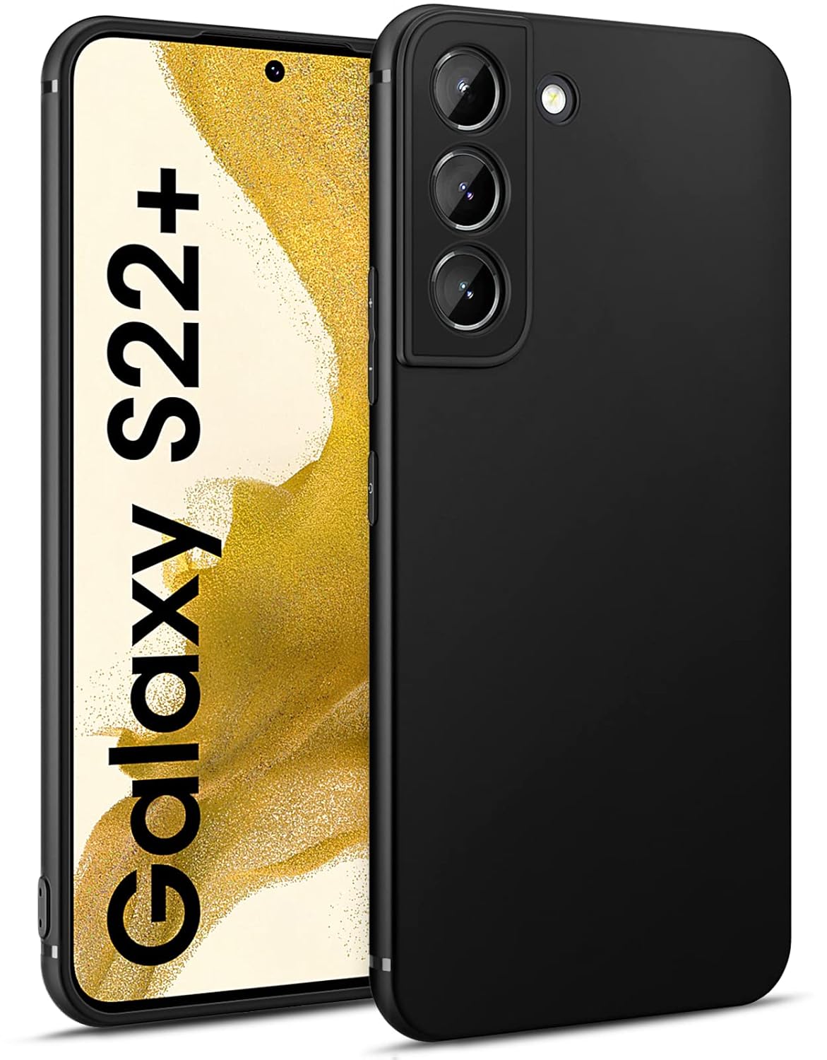 Matte Finish Silicone Cover For Samsung S22 Plus 5G