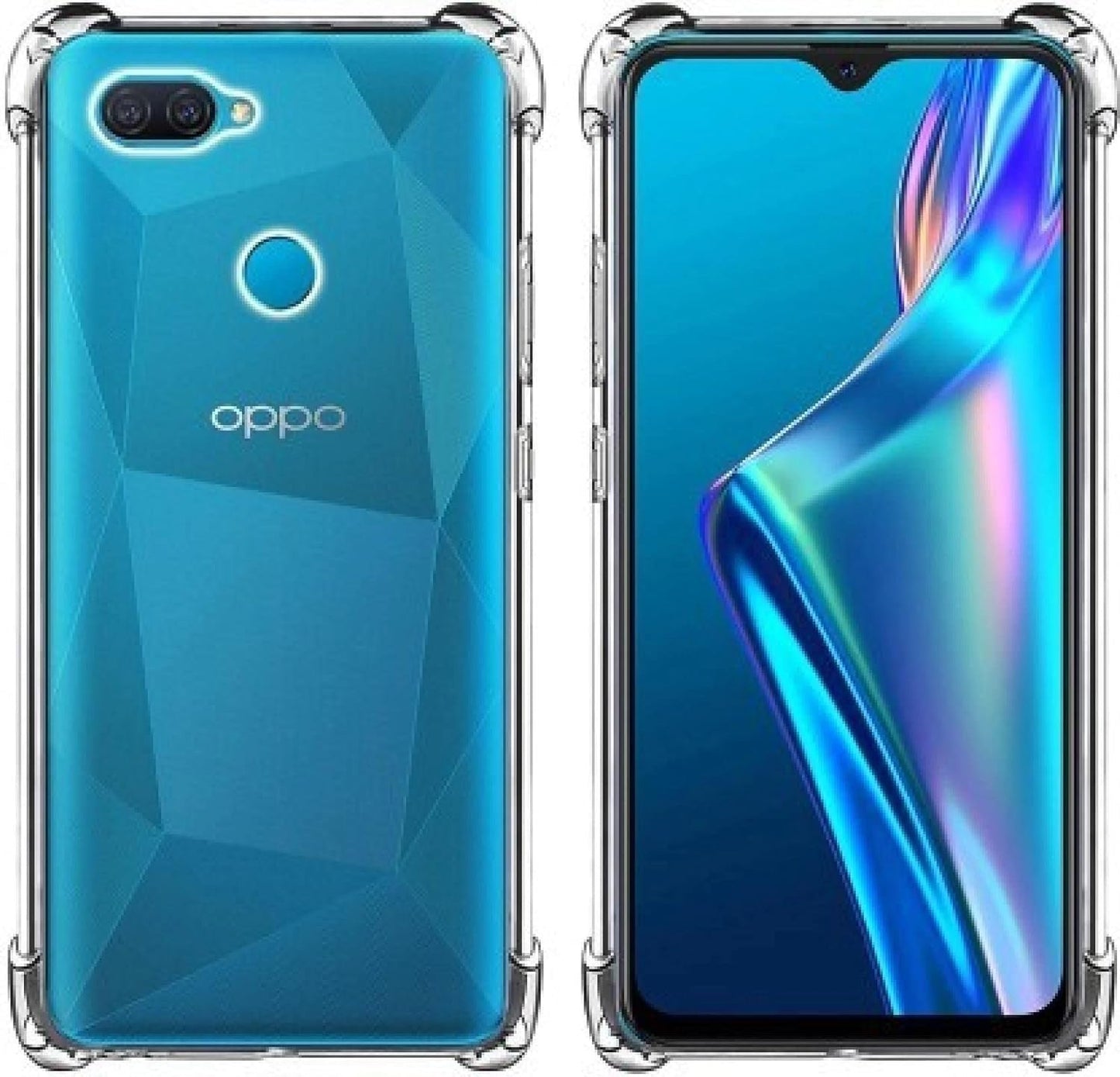 Realme 2 Pro Back Cover (Transparent)
