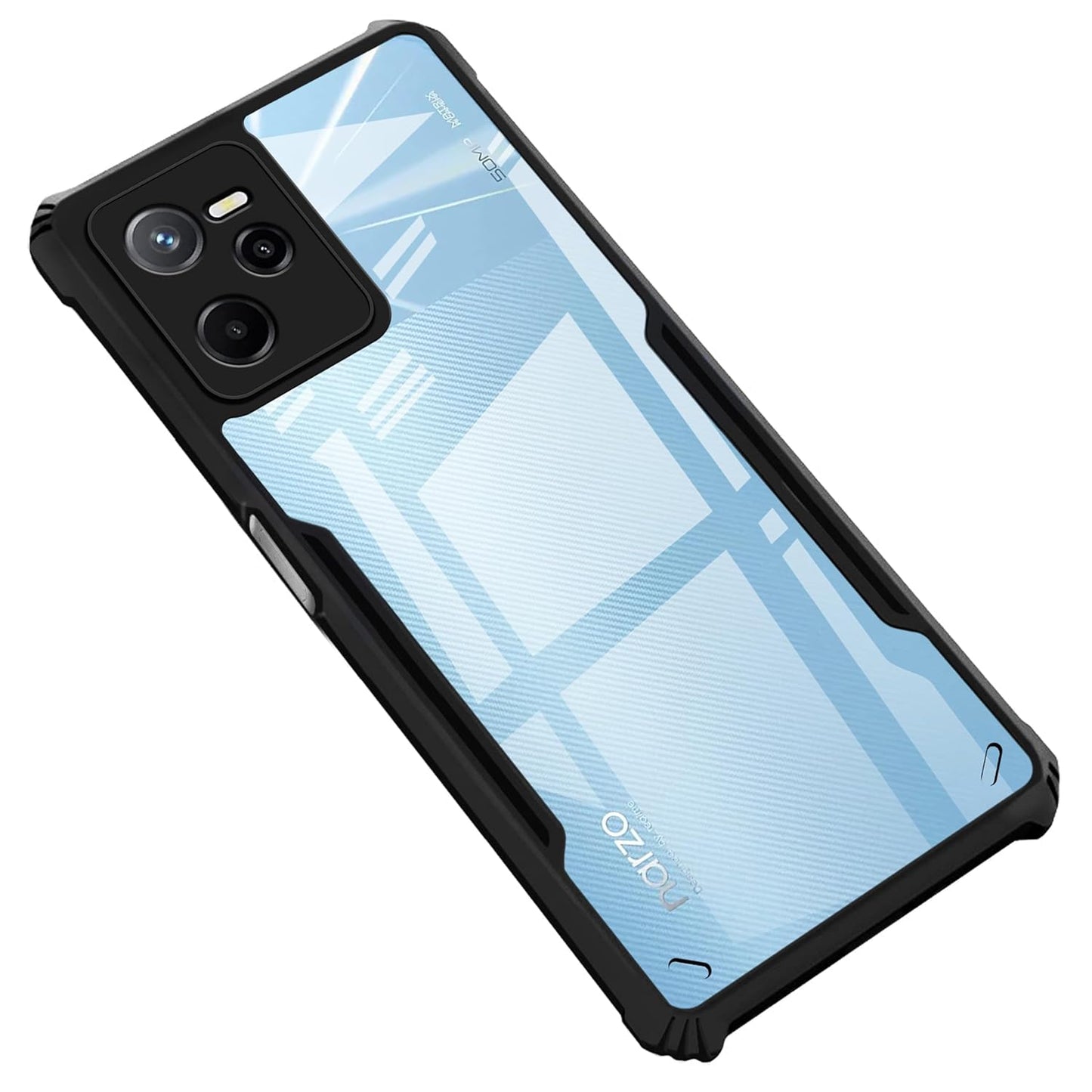Realme C35 Back Cover (Silicone Border)