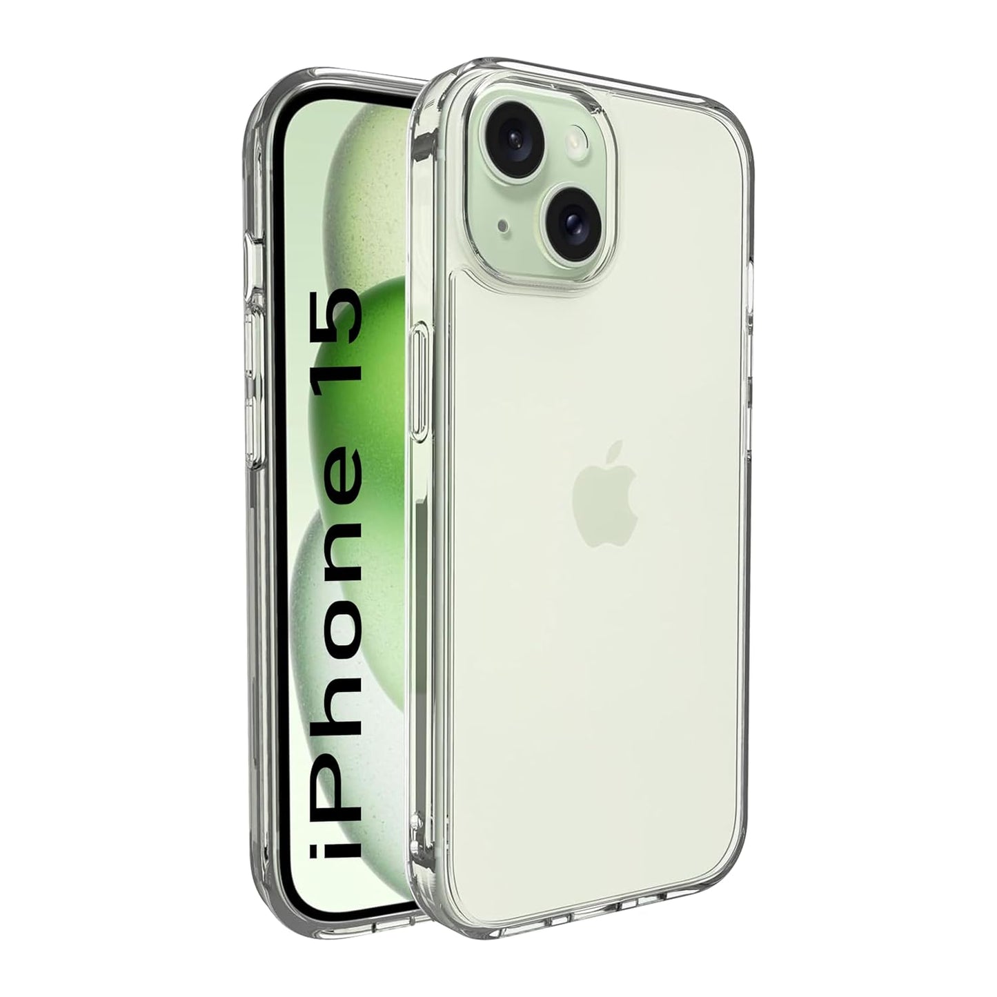 Apple iphone 15 Back Cover (Transparent)