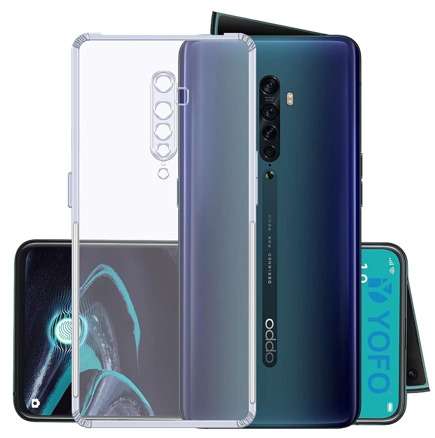 Oppo Reno2 Back Cover (Transparent)