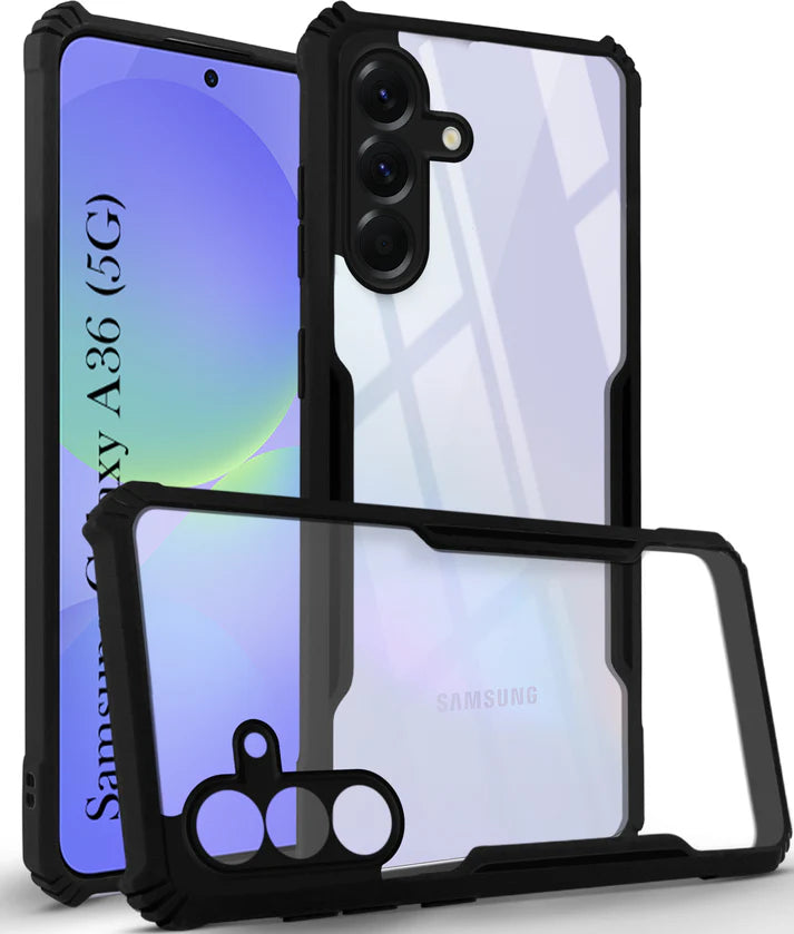 Samsung A36 5G Back Cover (Silicone Border)