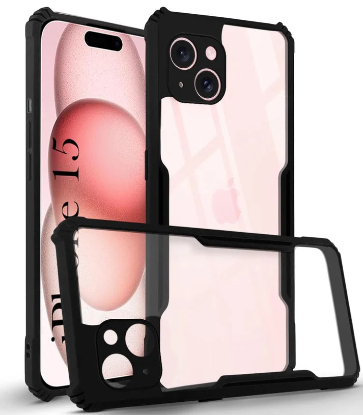 Apple iphone 15 Back Cover (Silicone Border)