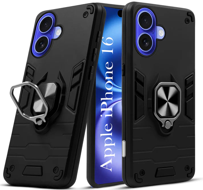 Apple iphone 16 Back Cover (Hybrid Armor)