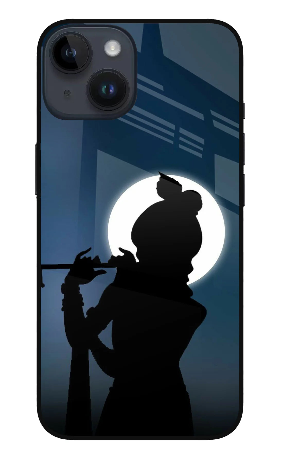 Shri Krishna Silhouette Back Cover