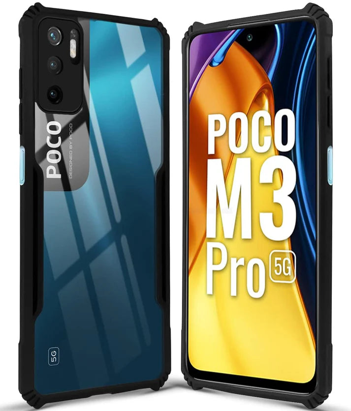 Poco M3 Pro 5G Back Cover (Silicone Border)