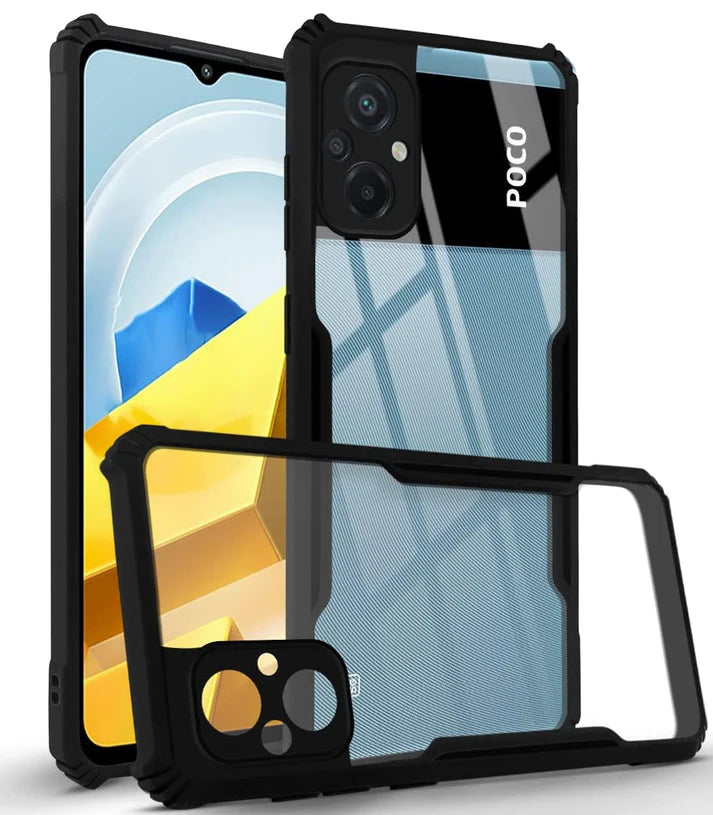 Poco M4 5G Back Cover (Silicone Border)
