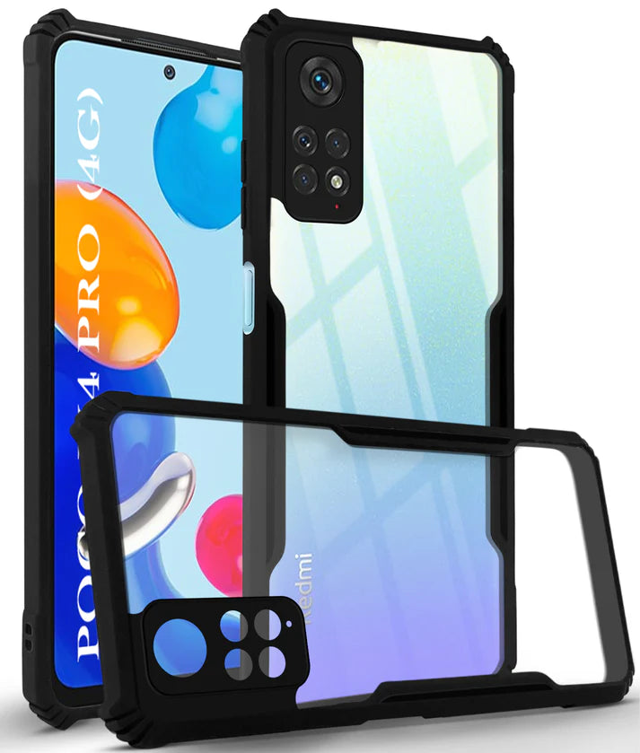 Poco M4 Pro 4G Back Cover (Silicone Border)