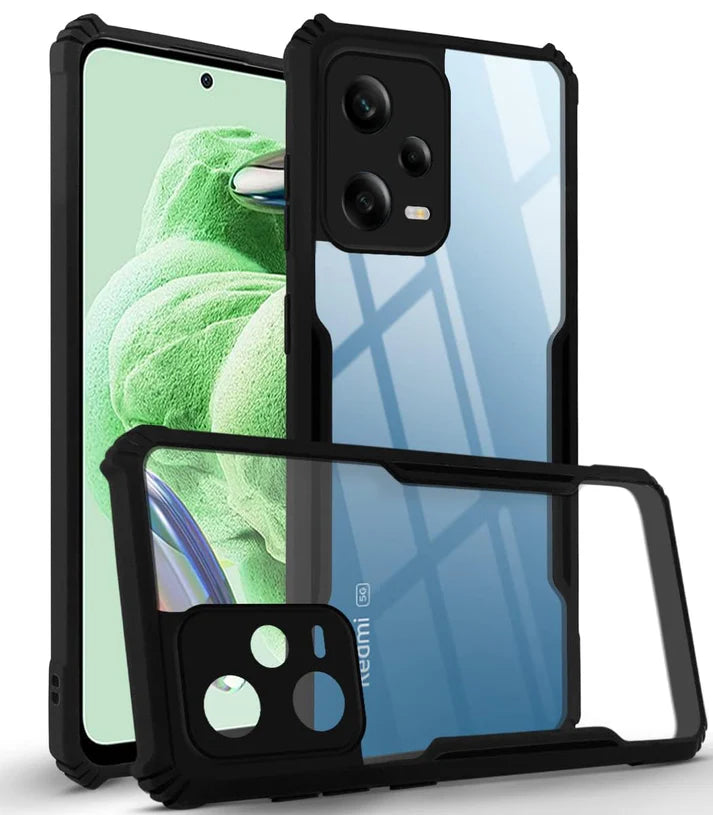 Redmi Note 12 5G Back Cover (Silicone Border)