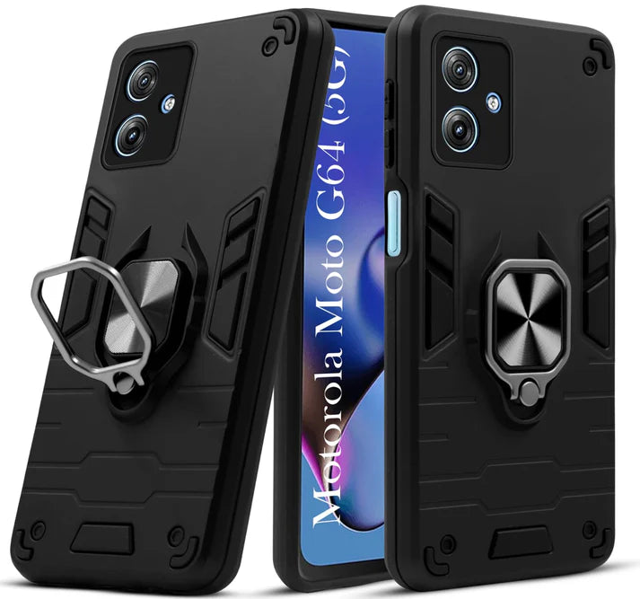 Motorola G64 5G Fusion Back Cover (Hybrid Armor)