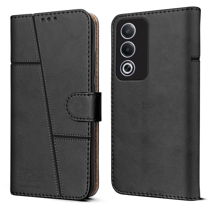 Leather Wallet Cover for Oppo A3 Pro 5G