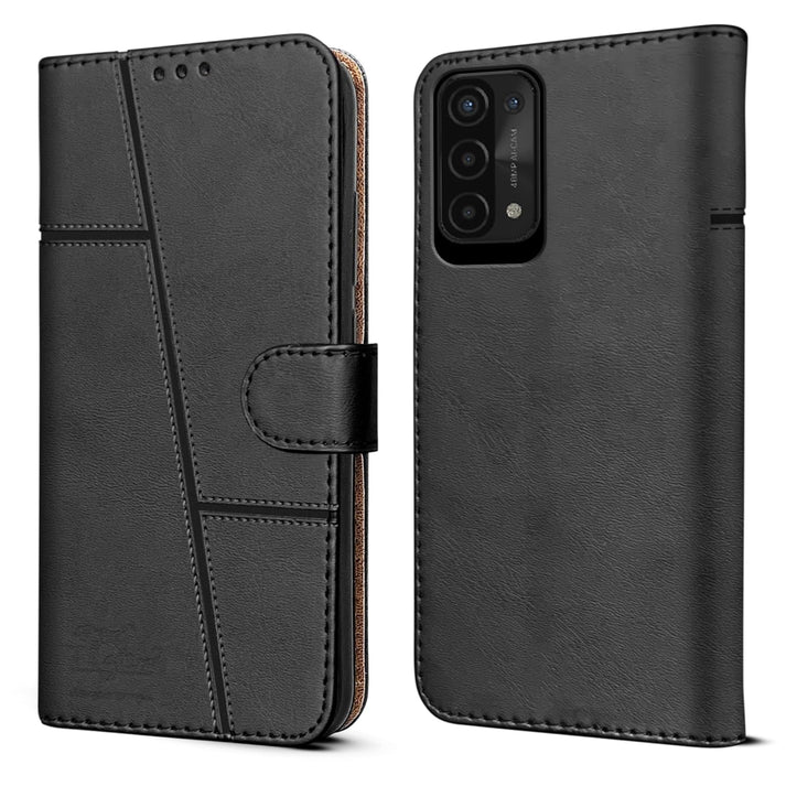 Leather Wallet Cover for Oppo A54