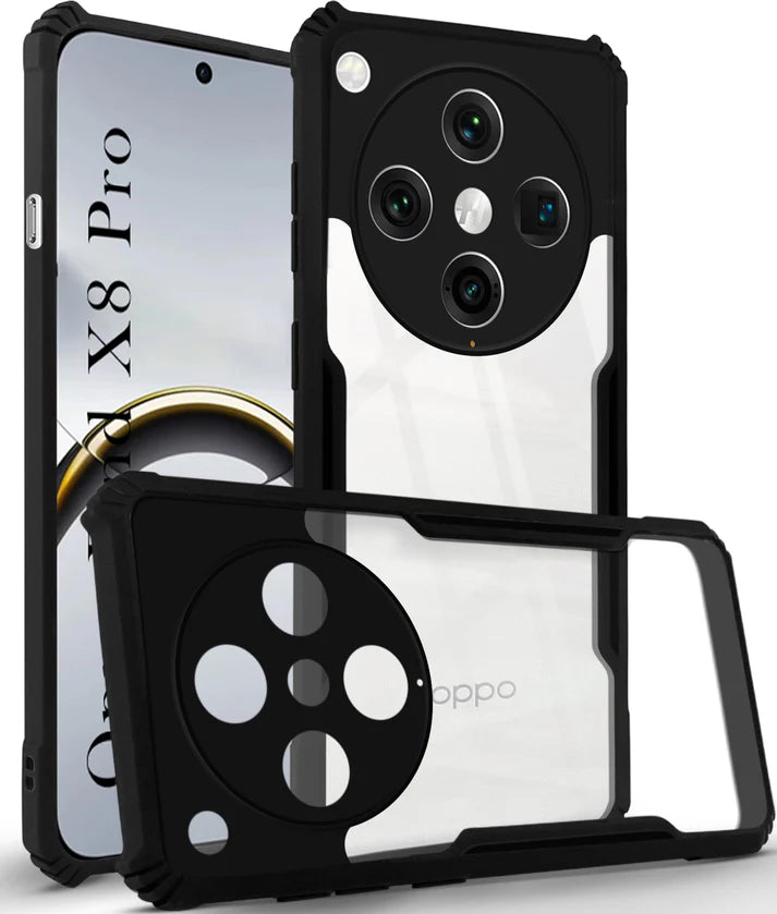 Oppo Find X8 Pro 5G Back Cover (Silicone Border)