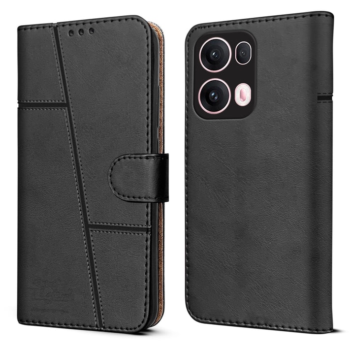 Leather Wallet Cover for Oppo Reno13 Pro 5G