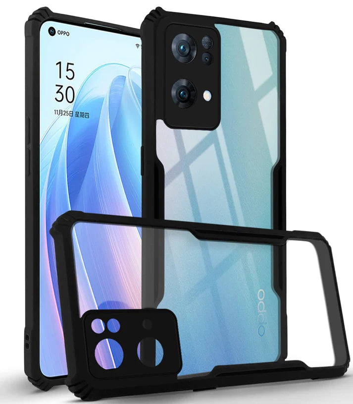 Oppo Reno7 Pro 5G Back Cover (Silicone Border)