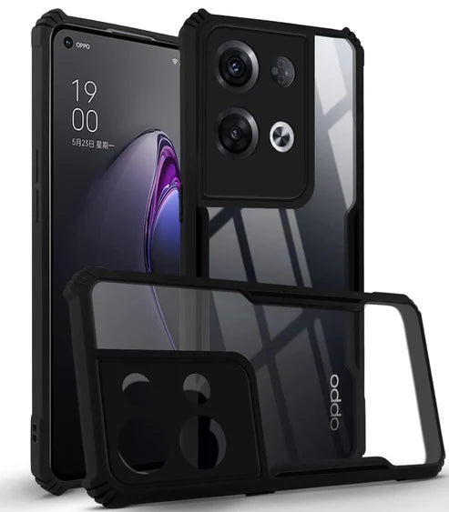 Oppo Reno8 Pro 5G Back Cover (Silicone Border)