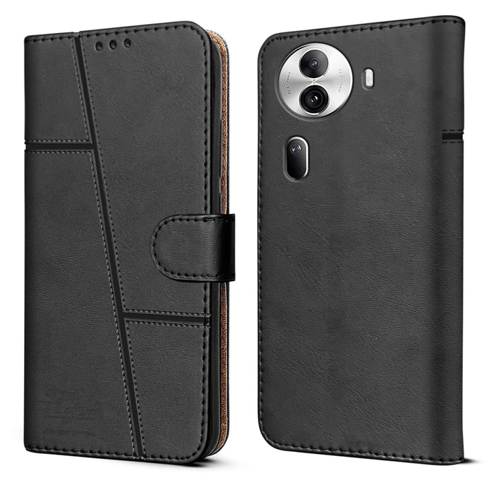 Leather Wallet Cover for Oppo Reno 11 Pro 5G