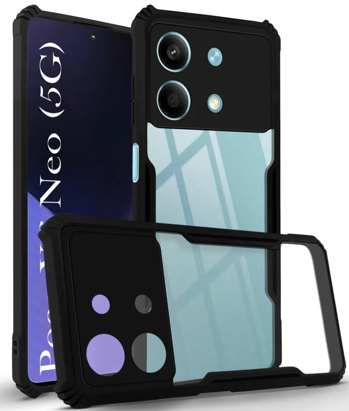 Poco X6 Neo 5G Back Cover (Silicone Border)