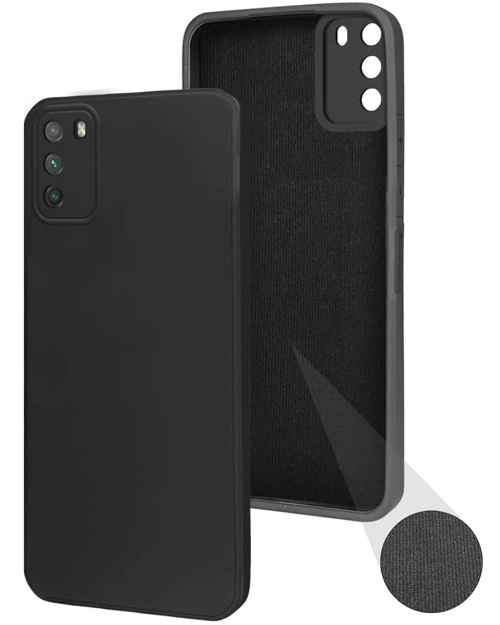 Matte Finish Silicone Cover For Poco M3