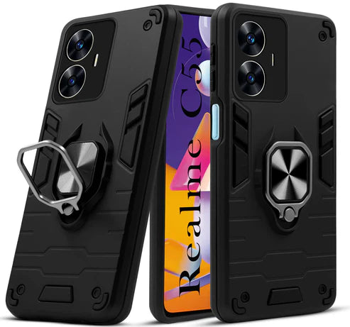 Realme C61 Back Cover (Hybrid Armor)