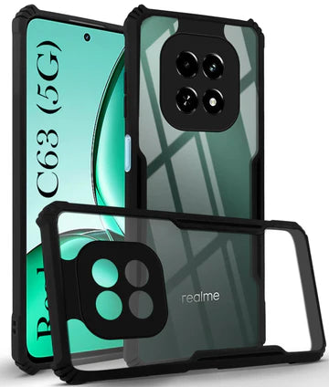 Realme C63 5G Back Cover (Silicone Border)