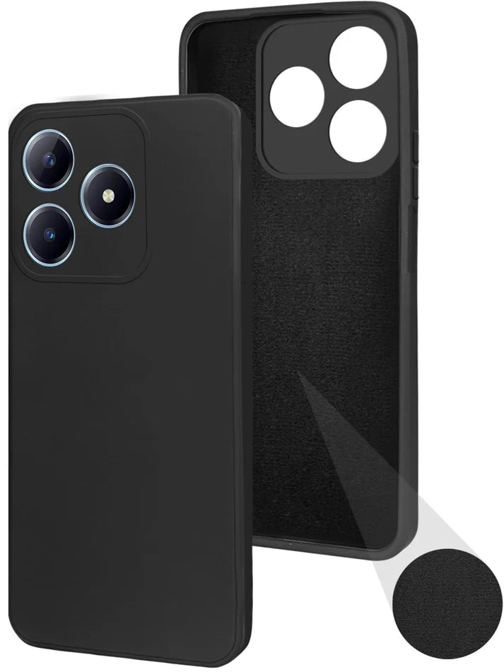 Matte Finish Silicone Cover For Realme Narzo N63