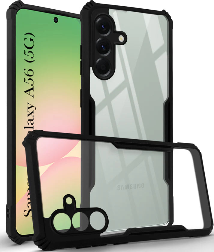 Samsung A56 Back Cover (Silicone Border)