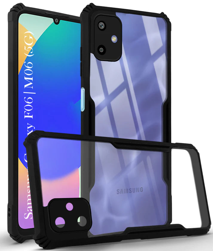 Samsung F06 5G Back Cover (Silicone Border)
