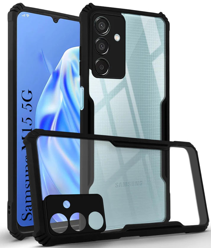 Samsung M15 5G Back Cover (Silicone Border)