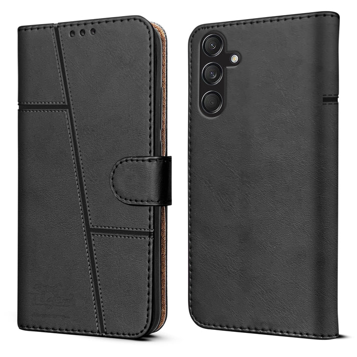 Leather Wallet Cover for Samsung M55 5G