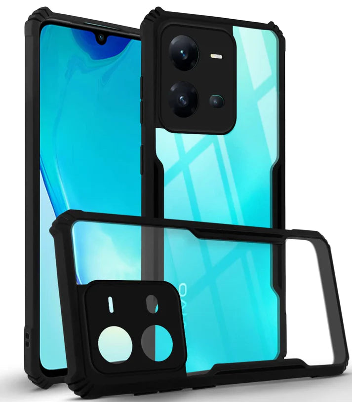 Vivo V25 5G Back Cover (Silicone Border)