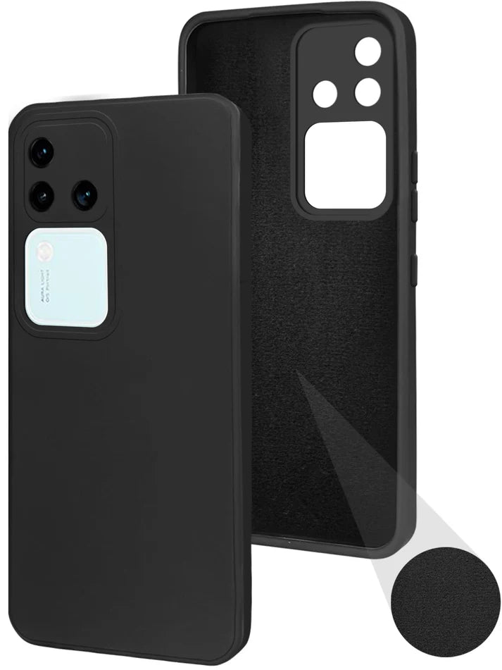 Matte Finish Silicone Cover For Vivo V30 Pro 5G