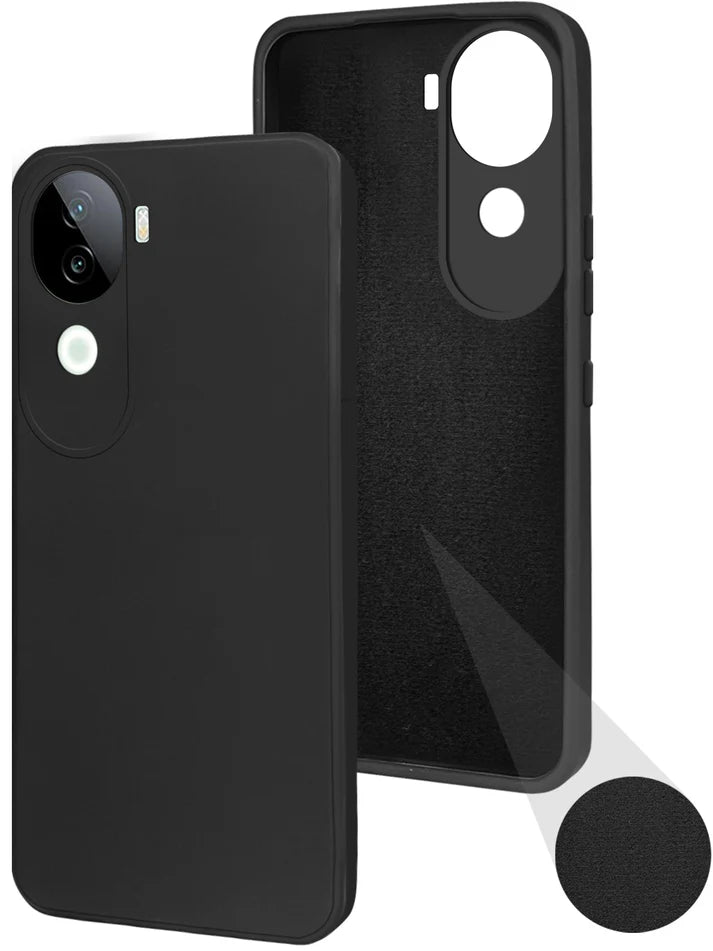 Matte Finish Silicone Cover For Vivo V40e 5G