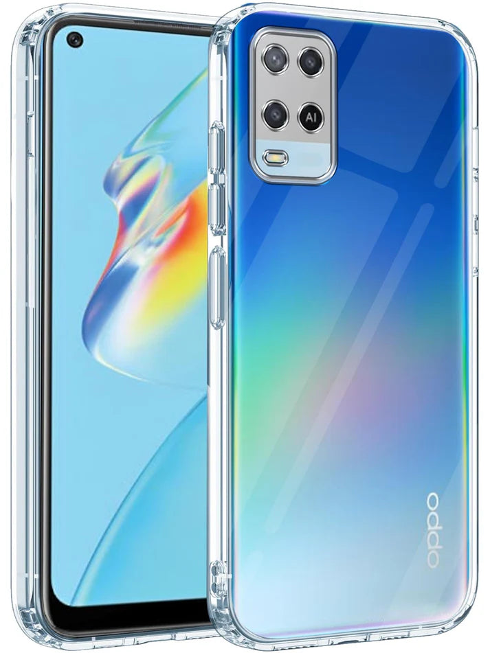 Oppo A54 Back Cover (Transparent)