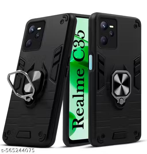 Realme C35 Back Cover (Hybrid Armor)