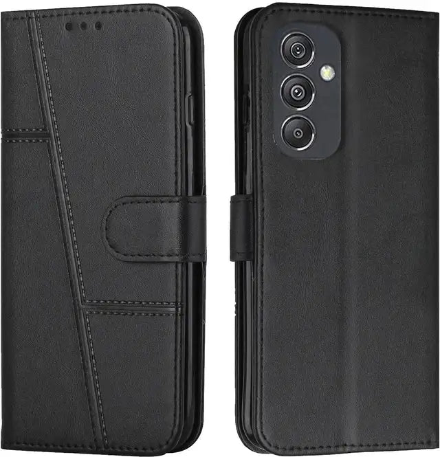 Leather Wallet Cover for Samsung F34
