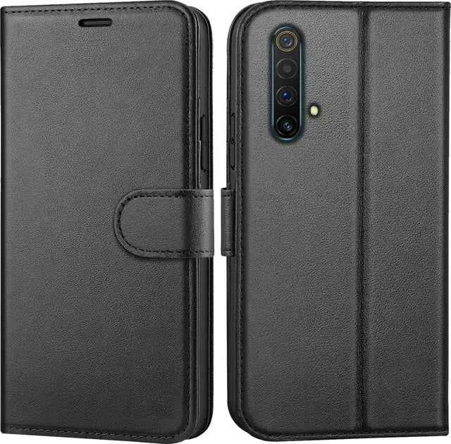 Leather Wallet Cover for Realme X3