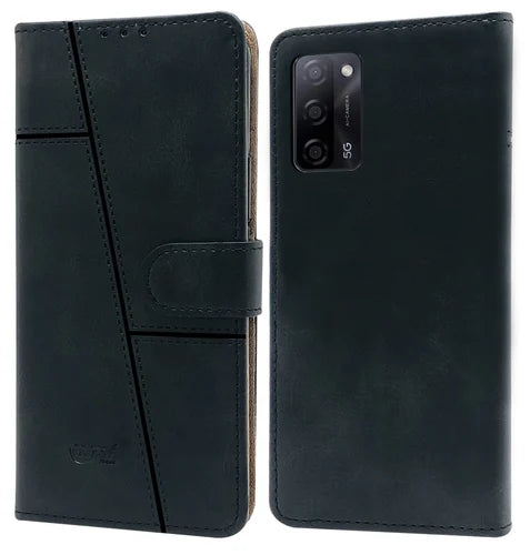 Leather Wallet Cover for Oppo A53s 5G